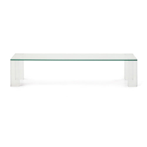 LINEA FURNITURE CHAUNCEY GLASS COFFEE TABLE