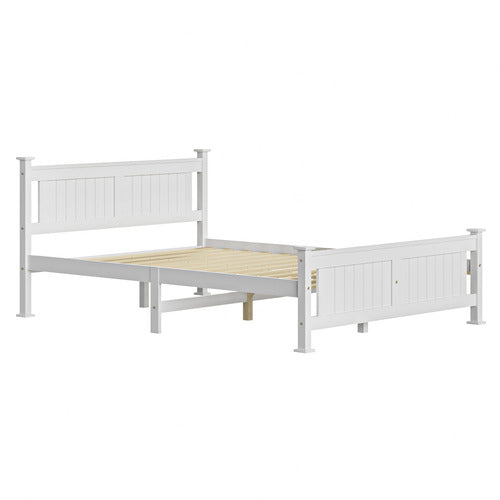 LIVING FUSION CLARA PINE WOOD BED FRAME
