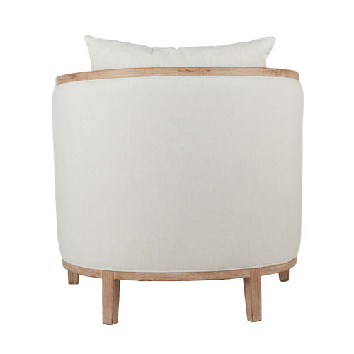 THE HOME COLLECTIVE CLAUDIA COTTON-BLEND ARMCHAIR