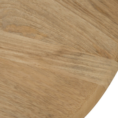 CLOVER MANGO WOOD PILLAR LEG COFFEE TABLE