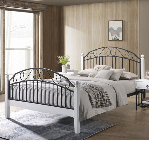 LUNA CO. COCONINO RUBBERWOOD PLATFORM BED