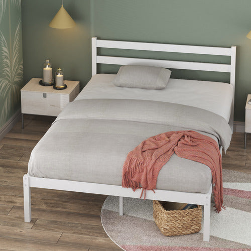 STUDIO HOME COLT BAMBOO TIMBER KING SINGLE BED FRAME