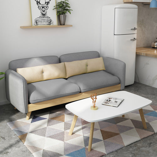 MODERN COLLECTIVE CORELLI 3 SEATER LINEN-BLEND SOFA