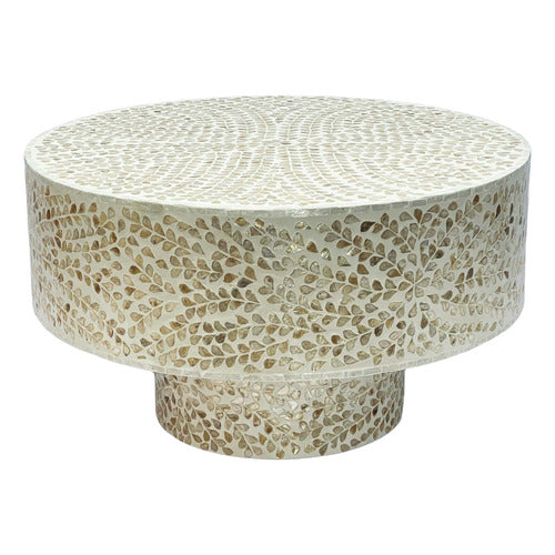 THE DECOR STORE CORINNE MOTHER OF PEARL COFFEE TABLE