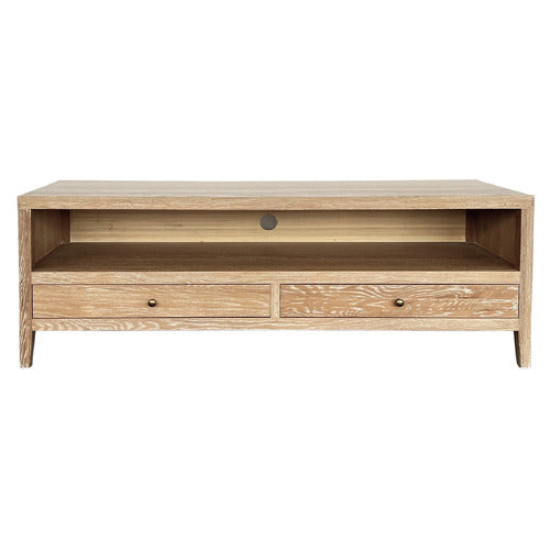 HAMILTON FURNITURE CORWIN OAK WOOD TV UNIT