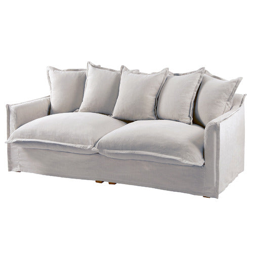 HYDE PARK HOME CUMULUS PREMIUM 3 SEATER COTTON SLIPCOVER SOFA