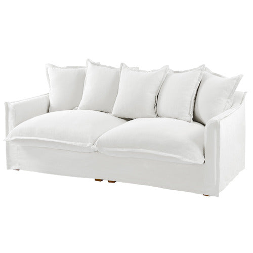 HYDE PARK HOME CUMULUS PREMIUM 3 SEATER COTTON SLIPCOVER SOFA