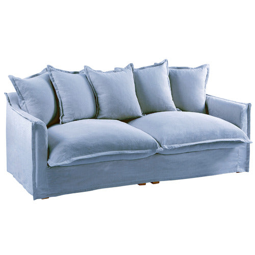 HYDE PARK HOME CUMULUS PREMIUM 3 SEATER COTTON SLIPCOVER SOFA