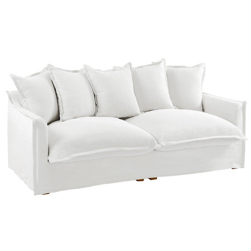 HYDE PARK HOME CUMULUS PREMIUM 3 SEATER COTTON SLIPCOVER SOFA