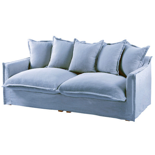 HYDE PARK HOME CUMULUS PREMIUM 3 SEATER COTTON SLIPCOVER SOFA