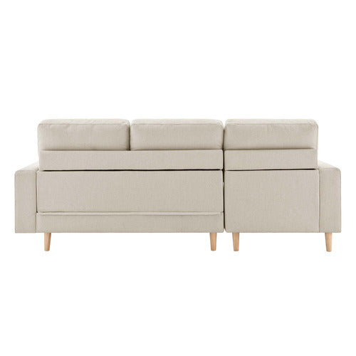 CORE LIVING CURTIS 3 SEATER DOUBLE SOFA BED WITH CHAISE