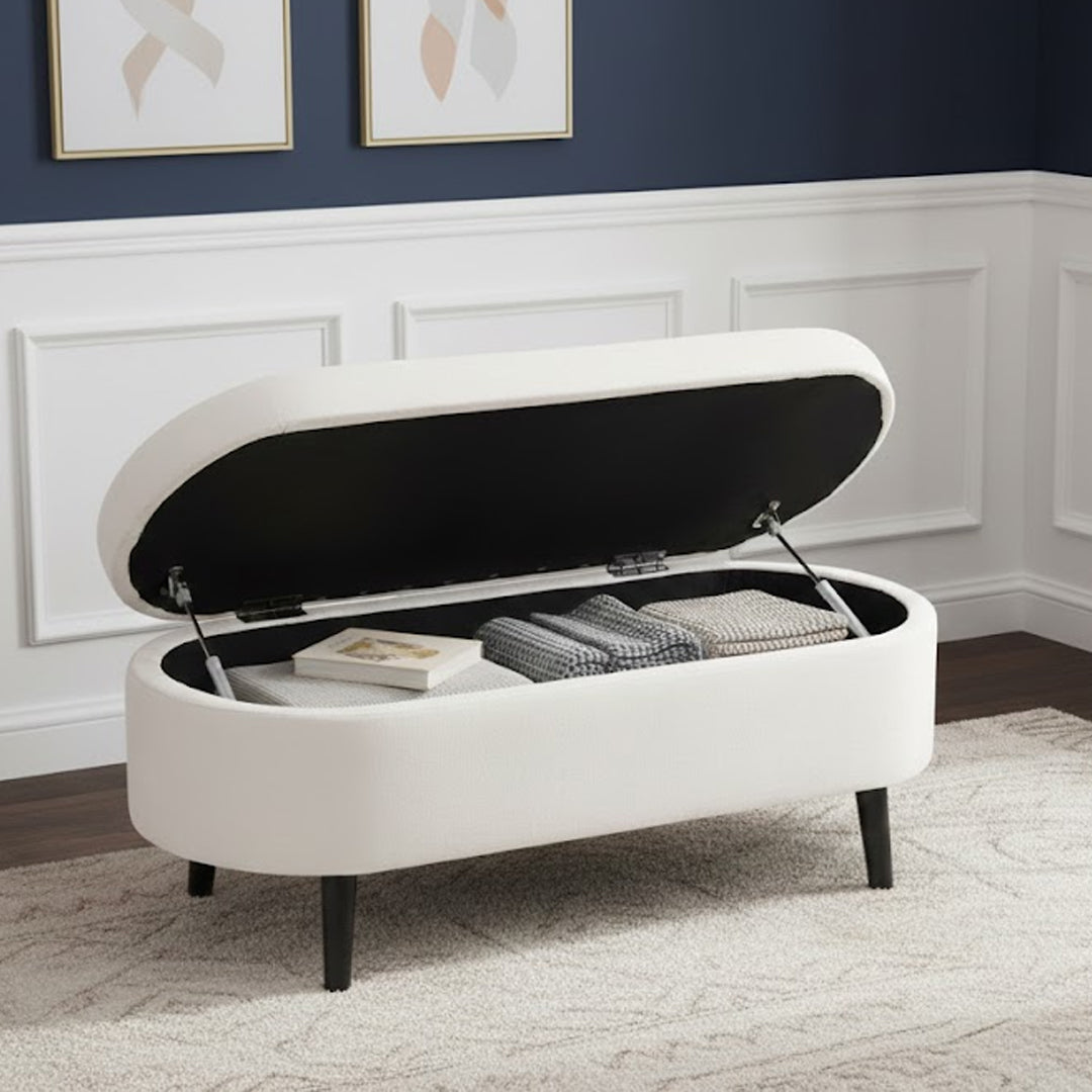 DOUGLAS STORAGE BENCH BEIGE