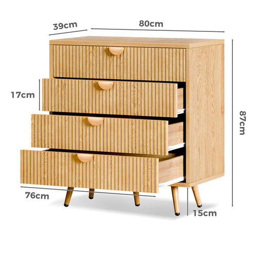 HOXTON ROOM BEXLEY 4 DRAWER CHEST