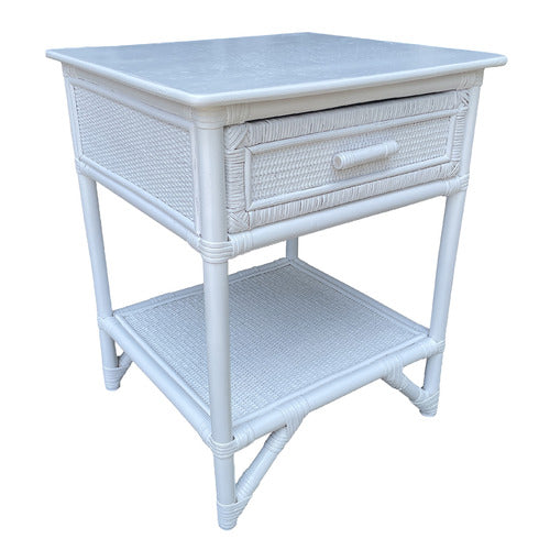ZZZTIME MATTRESSES DANARA RATTAN BEDSIDE TABLE
