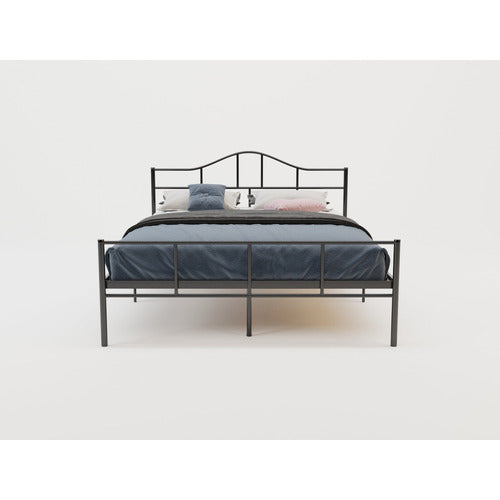 RAWSON & CO DARK GREY SABER METAL BED FRAME
