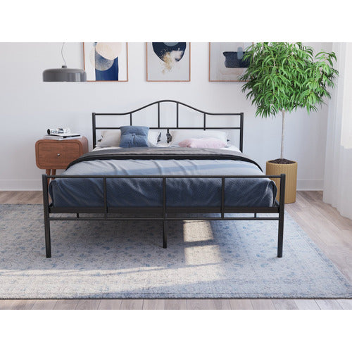 RAWSON & CO DARK GREY SABER METAL BED FRAME