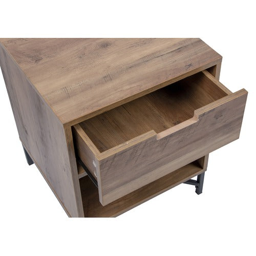 CORE LIVING INDUSTRIAL AUSTIN BEDSIDE TABLE