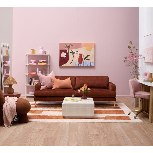 DARYA 3 SEATER VELVET SOFA