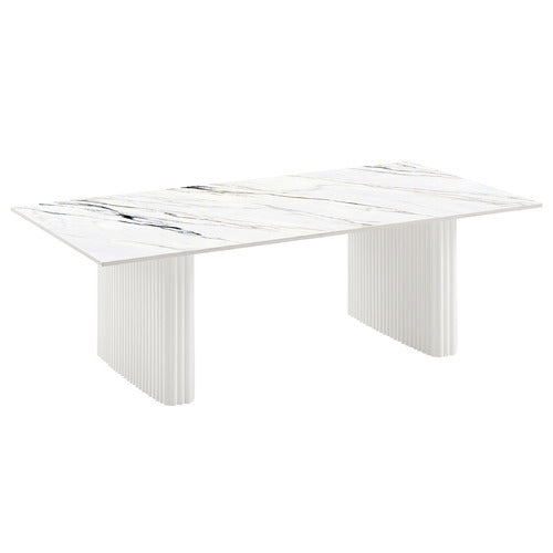 SOUTHERN STYLERS DEVI SINTERED STONE COFFEE TABLE