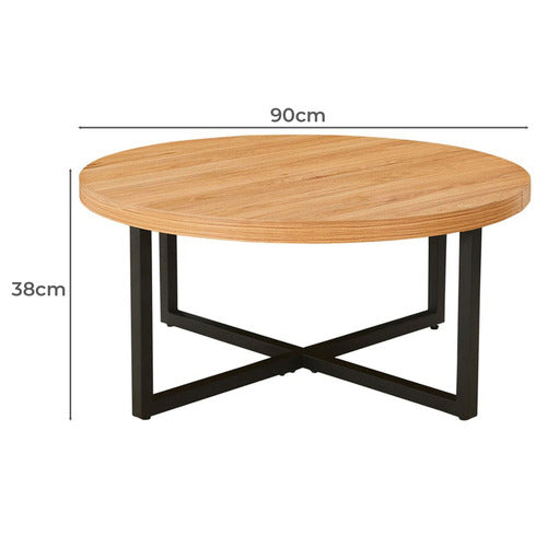 EXPERT HOMEWARES DEVON ROUND COFFEE TABLE