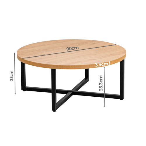 EXPERT HOMEWARES DEVON ROUND COFFEE TABLE