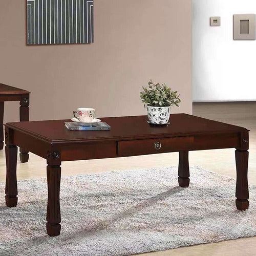 MIKASA FURNITURE DIRTY OAK FINISH LOWE COFFEE TABLE
