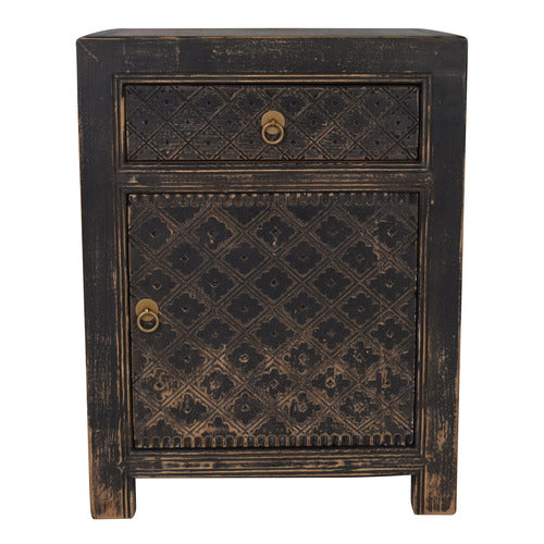 CHARTWELL HOME DYLAN PINE WOOD BEDSIDE TABLES (SET OF 2)