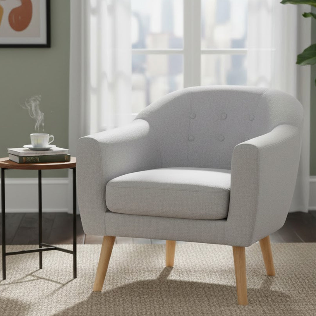 EDDY UPHOLSTERED ARMCHAIR