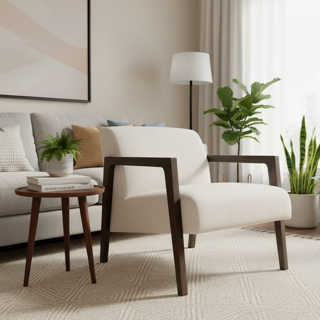 ELMBANK FURNITURE GREY EMBER UPHOLSTERED ARMCHAIR