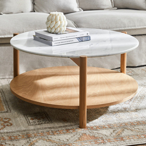ESTUDIO FURNITURE MAYBURY MARBLE COFFEE TABLE