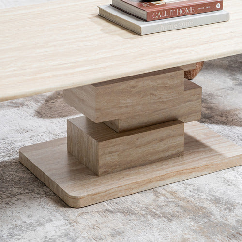 KEYS ROAD DESIGNS EASTON MARBLE COFFEE TABLE