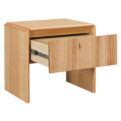 EVERGREEN HOME ELETTRA TASMANIAN OAK WOOD BEDSIDE TABLE