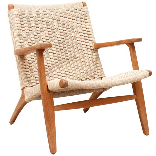 CARRINGTON FURNITURE ELLESHA TIMBER & NYLON ARMCHAIR