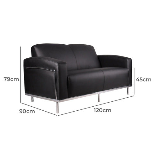 COOPER FURNITURE EMMA 2 SEATER RECEPTION SOFA