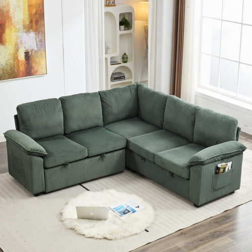CASSINGTON HOME EVIANA 5 SEATER SINGLE MODULAR SOFA BED