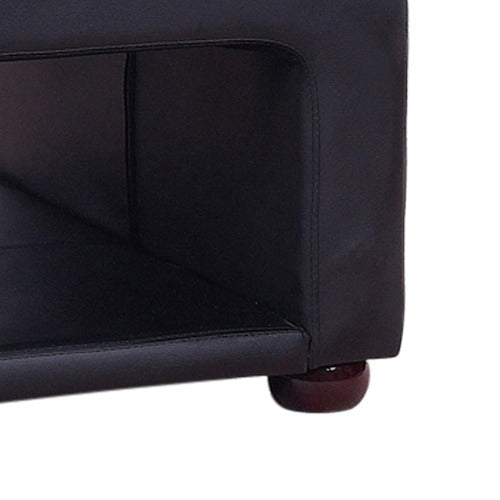 SOUTHERN STYLERS FARIS FAUX LEATHER COFFEE TABLE