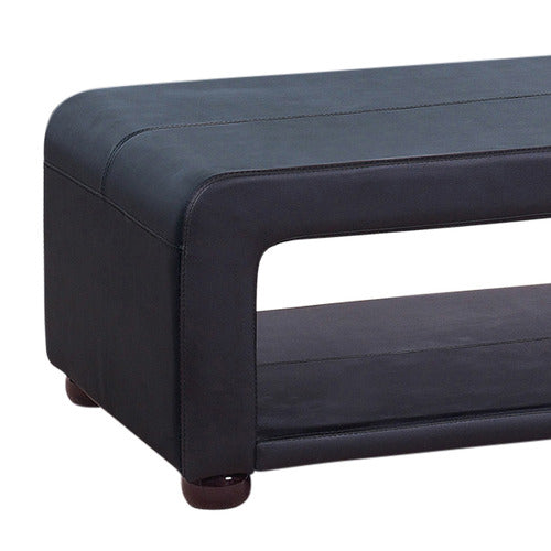 SOUTHERN STYLERS FARIS FAUX LEATHER COFFEE TABLE
