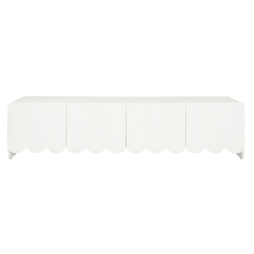 180CM FIONA SCALLOPED 4 DOOR TV UNIT