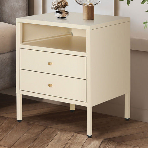 HAVEN COVE FURNITURE TASSI 2 DRAWER BEDSIDE TABLE