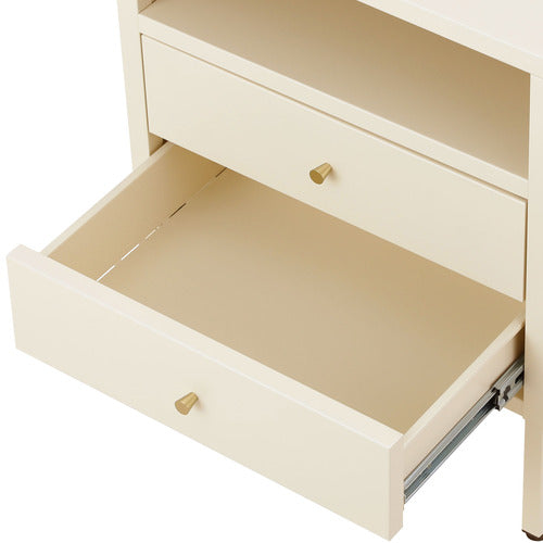HAVEN COVE FURNITURE TASSI 2 DRAWER BEDSIDE TABLE