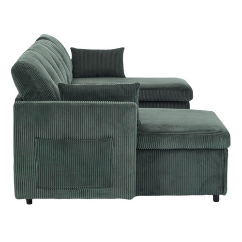 CASSINGTON HOME FONTANA 4 SEATER DOUBLE CHAISE SOFA BED