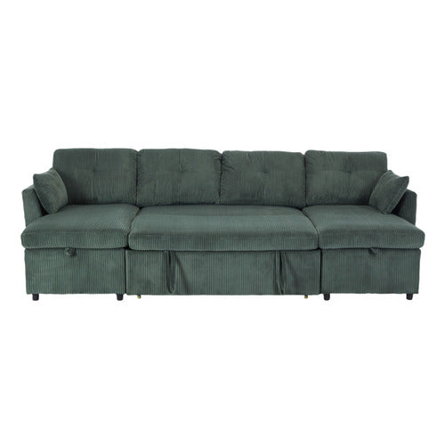 CASSINGTON HOME FONTANA 4 SEATER DOUBLE CHAISE SOFA BED