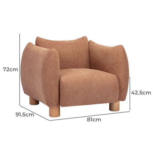 ORLANDO CHENILLE ARMCHAIR