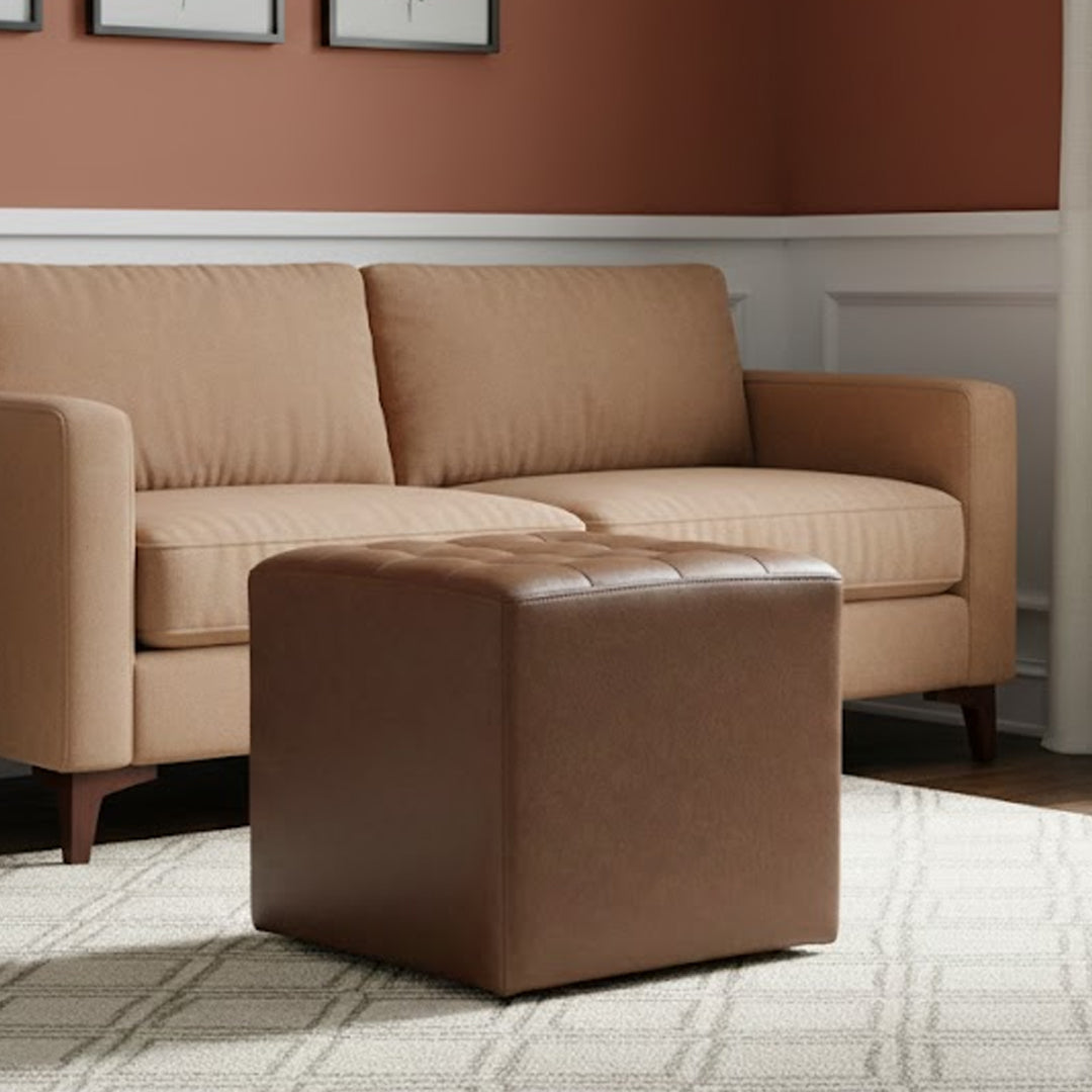 GRAVINA OTTOMAN TAN