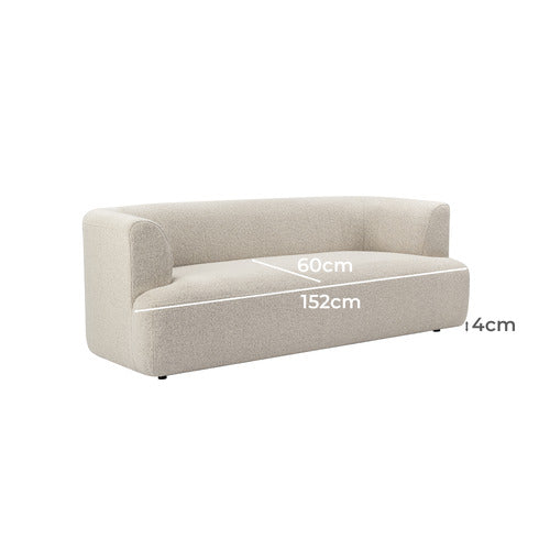 GALA 3 SEATER BOUCLE SOFA