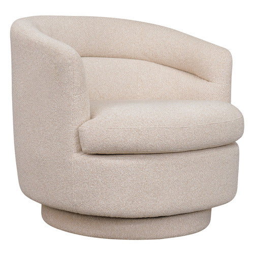REXINGTON HOME GESPA BOUCLE SWIVEL ARMCHAIR