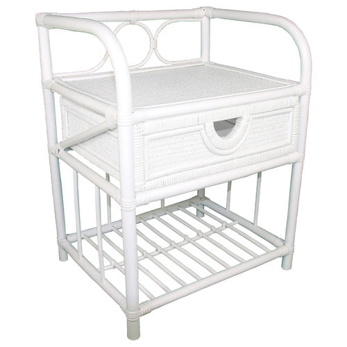 ZZZTIME MATTRESSES VENEZIO RATTAN BEDSIDE TABLE