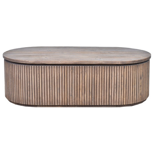 CHARTWELL HOME GIOVAN RECLAIMED ELM WOOD COFFEE TABLE