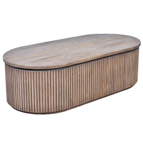 CHARTWELL HOME GIOVAN RECLAIMED ELM WOOD COFFEE TABLE