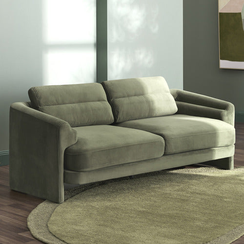 GISELLE 3 SEATER VELVET SOFA
